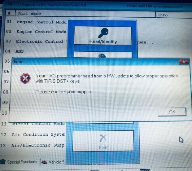 Svci 2020 Toyota License Missing Solution 2