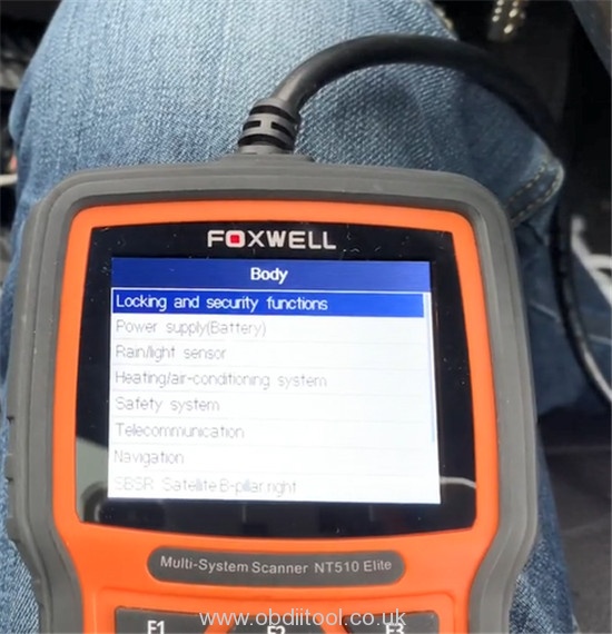Foxwell Nt510 Elite Bmw E90 Special Function 6