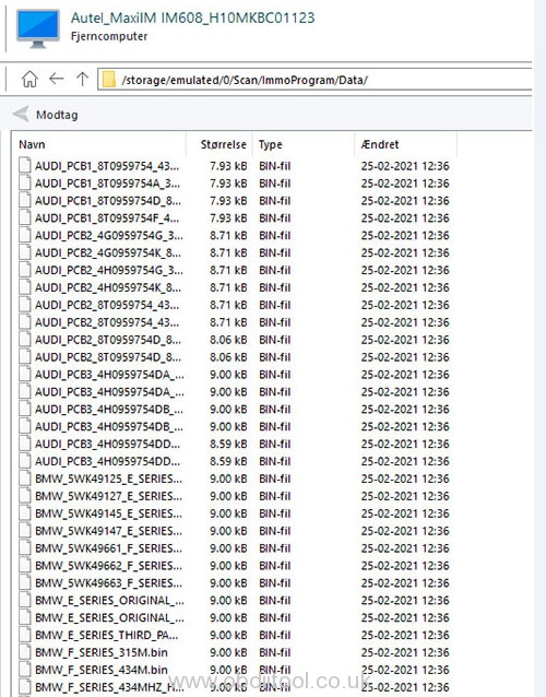 Autel Im508 File Version Error Code 4096 Solution 3
