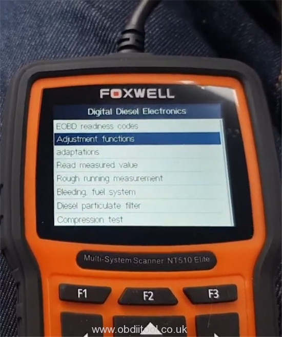 Foxwell Nt530 Fix Bmw 4a63 Fault Dde Ews Tampering 11