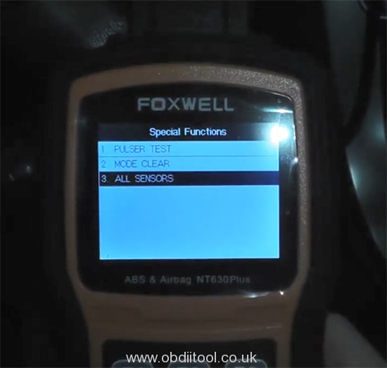 Foxwell Nt530 Nt650 Elite Turn Off Honda Vsa Light 10