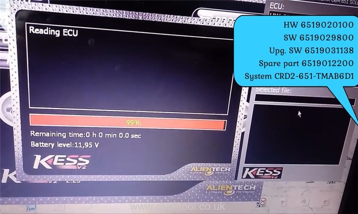 How to Use Kess v2 Ksuite to READ/WRITE file from ECU via OBD2 Diagnostic  Port Mercedes Sprinter 2.2 
