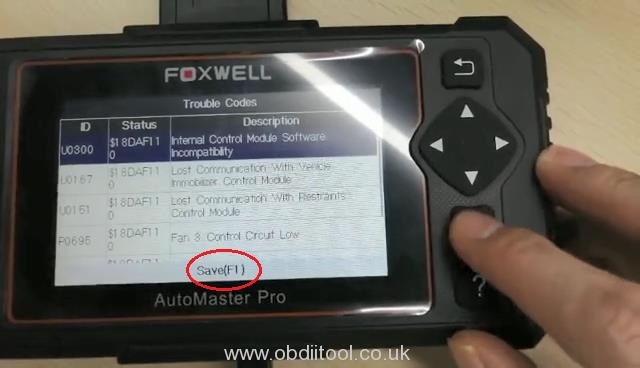 Save Print Vehicle Diagnostic Data On Foxwell Scanners (6)