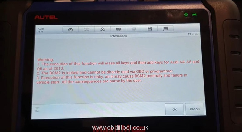 Autel Im508 608 Read Encrypted Audi Bcm2 With Gbox2 Guide 2