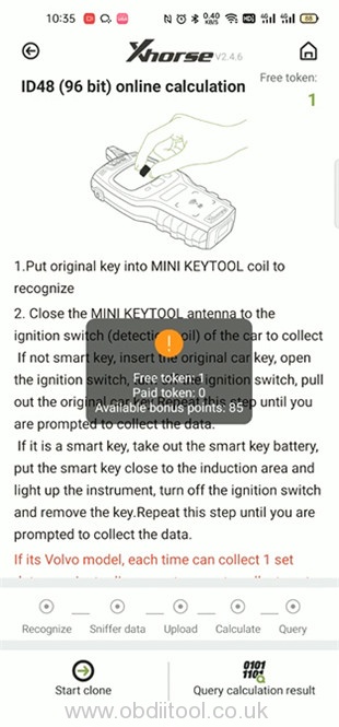 Vvdi Mini Key Tool Id48 96bit Token Check 5